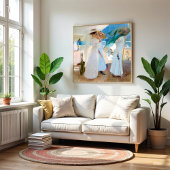 Onder de Awning, Joaquín Sorolla Poster