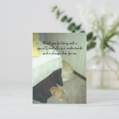 Onder de Bed Briefkaart (Staand voorkant)