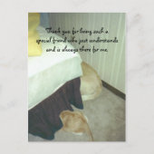 Onder de Bed Briefkaart (Voorkant)