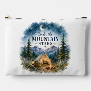 Onder de bergsterren Camping Nacht Berg Etui