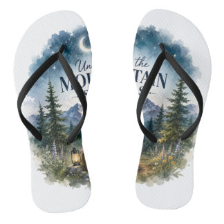 Onder de bergsterren kampeeravond berg teenslippers