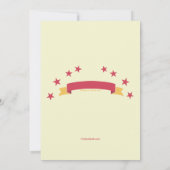 Onder de Big Tent-uitnodiging Kaart (Achterkant)