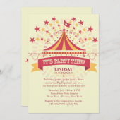 Onder de Big Tent-uitnodiging Kaart (Voorkant / Achterkant)