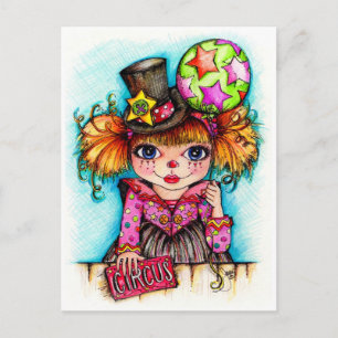 Onder de Big Top Circus Briefkaart