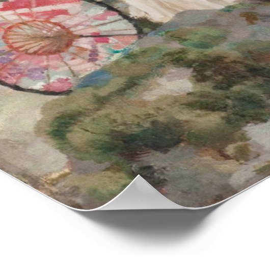 Onder de birches CC0954 Albert Edelfelt Small Poster (Hoek)