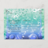 Onder de Birthday Party of the Zee Tropical Ocean Aankondigingskaart (Achterkant)