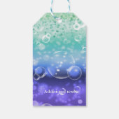 Onder de Birthday Party of the Zee Tropical Ocean Cadeaulabel (Achterkant)