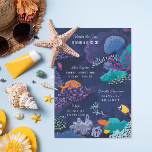 Onder de "Birthday Party" van het Zee Aquarium-Kin Kaart