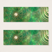 Onder de Bladwijzer van het Emerald Zee Mini Visitekaartjes (Voorkant /achterkant)