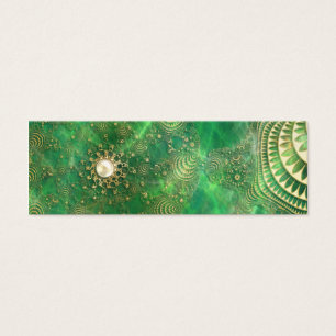 Onder de Bladwijzer van het Emerald Zee Mini Visitekaartjes