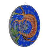 Onder de Blauwe Hemel: Het Acacia Tree Collectie Dartbord (Voorkant Links)