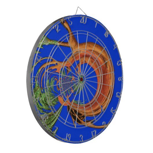 Onder de Blauwe Hemel: Het Acacia Tree Collectie Dartbord (Voorkant Links)