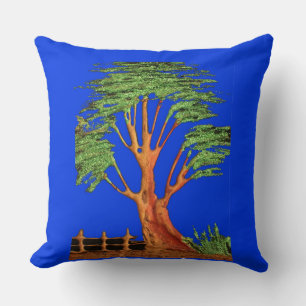 Onder de Blauwe Hemel: Het Acacia Tree Collectie Kussen