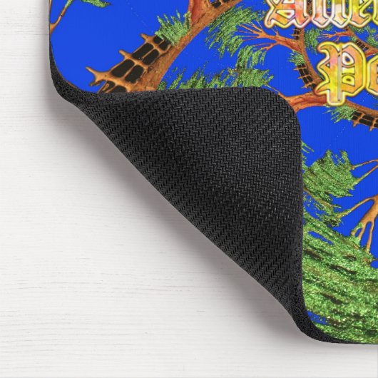 Onder de Blauwe Hemel: Het Acacia Tree Collectie Muismat (Hoek)