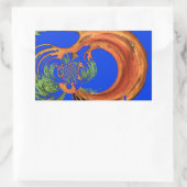 Onder de Blauwe Hemel: Het Acacia Tree Collectie Rechthoekige Sticker (Tas)