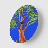 Onder de Blauwe Hemel: Het Acacia Tree Collectie Ronde Klok (Hoek)