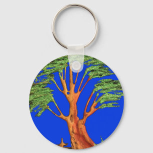 Onder de Blauwe Hemel: Het Acacia Tree Collectie Sleutelhanger
