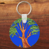 Onder de Blauwe Hemel: Het Acacia Tree Collectie Sleutelhanger (Voorkant)