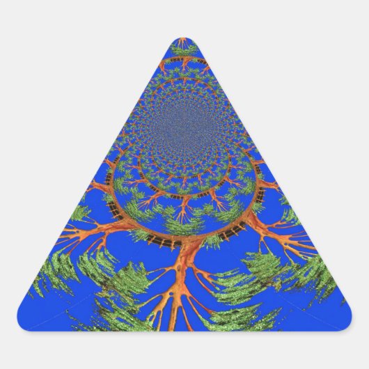 Onder de Blauwe Hemel: Het Acacia Tree Collectie Sticker (Voorkant)