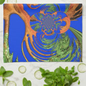 Onder de Blauwe Hemel: Het Acacia Tree Collectie Theedoek (Gevouwen)