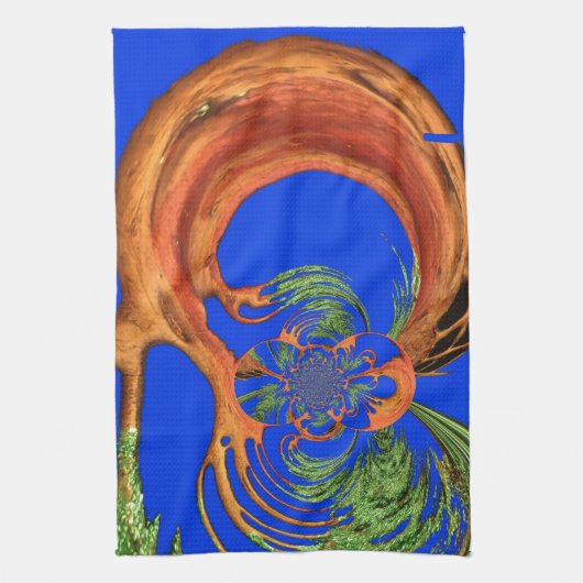 Onder de Blauwe Hemel: Het Acacia Tree Collectie Theedoek (Verticaal)