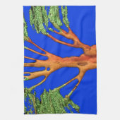 Onder de Blauwe Hemel: Het Acacia Tree Collectie Theedoek (Verticaal)