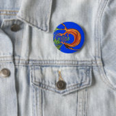 Onder de Blauwe Lucht: De Acacia Boom Collectie Ronde Button 5,7 Cm (In situ)