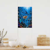 Onder de Blauwe Poster (Keuken)
