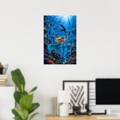 Onder de Blauwe Poster (Thuiskantoor)