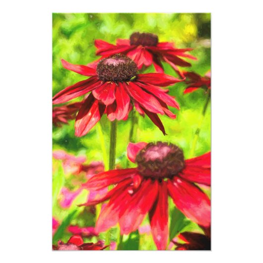 Onder de bloemen foto afdruk (Voorkant)