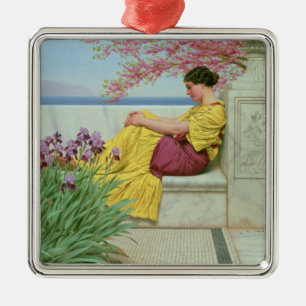 Onder de bloesem die Hangs op de hoest, 1917 Metalen Ornament