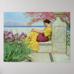 Onder de bloesem die Hangs op de hoest, 1917 Poster