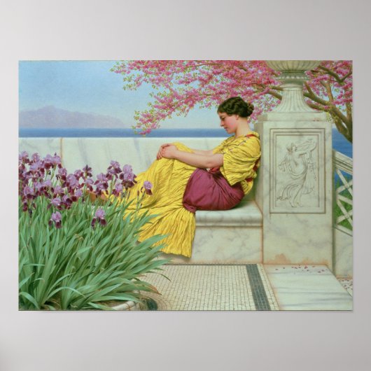 Onder de bloesem die Hangs op de hoest, 1917 Poster (Voorkant)