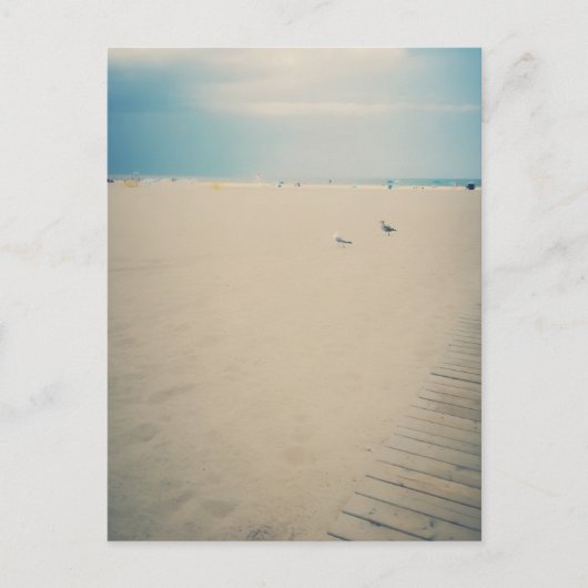 Onder de Boardwalk Briefkaart (Voorkant)