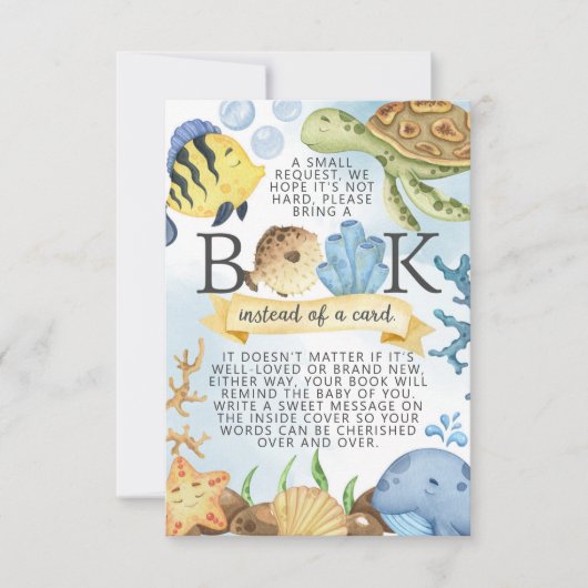 Onder de Boeken van het Zee voor het Tussenvoegsel Kaart (Voorkant)