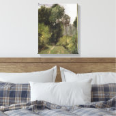 Onder de bomen 1864 (olie aan boord) canvas afdruk (Insitu (Slaapkamer))