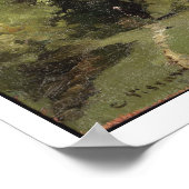 Onder de bomen 1864 (olie aan boord) poster (Hoek)