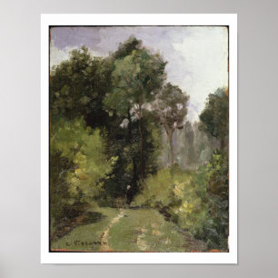 Onder de bomen 1864 (olie aan boord) poster