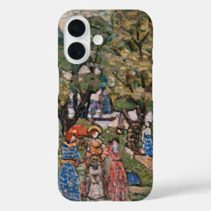 Onder de bomen door Maurice Prendergast, Fijne Kun iPhone 16 Hoesje