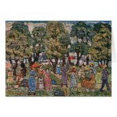 Onder de bomen door Maurice Prendergast, Fine Art (Voorkant Horizontaal)