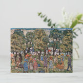 Onder de bomen door Maurice Prendergast, Fine Art (Staand voorkant)
