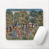 Onder de bomen door Maurice Prendergast, Fine Art Muismat (Met muis)