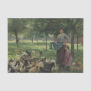 Onder de Bomen door Therese Cotard-Dupre Tissuepapier