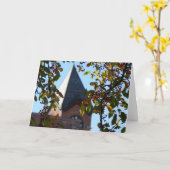 Onder de bomen in Washington, Iowa Kaart (Gele Bloem)