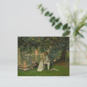Onder de bomen, Ranelagh | Sir John Lavery Briefkaart (Staand voorkant)