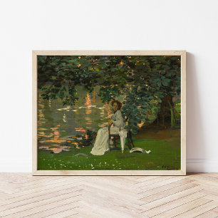 Onder de bomen, Ranelagh   Sir John Lavery Poster