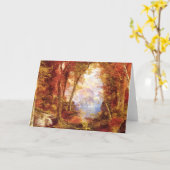 Onder de bomen van Thomas Moran Kaart (Gele Bloem)