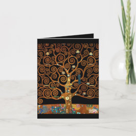 Onder de boom des levens, Gustav Klimt, Feestdagen Kaart