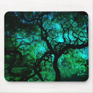 Onder de boom in Turquoise II Muismat