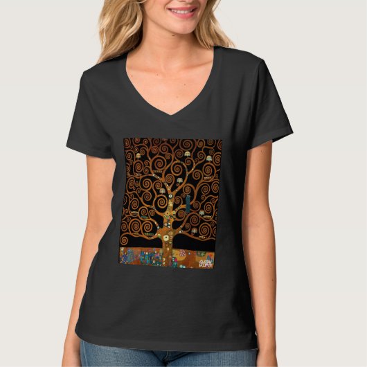 Onder de boom van het leven, door Gustav Klimt, T-shirt (Voorkant)